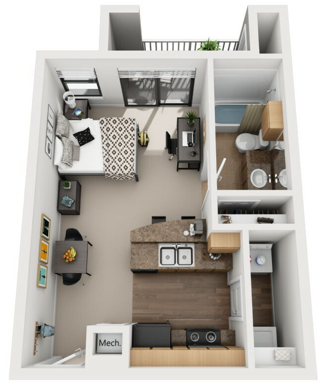 a1 floor plan layout at republic at sam houston apartments